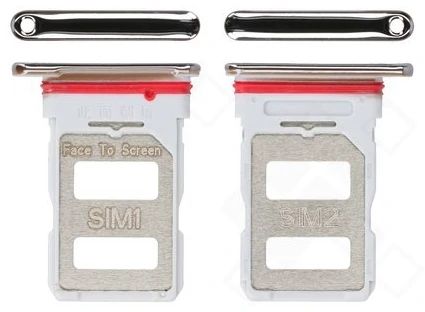 Xiaomi Mi 11i Sim Karten Halter (Halterung) frosty white (weiß)