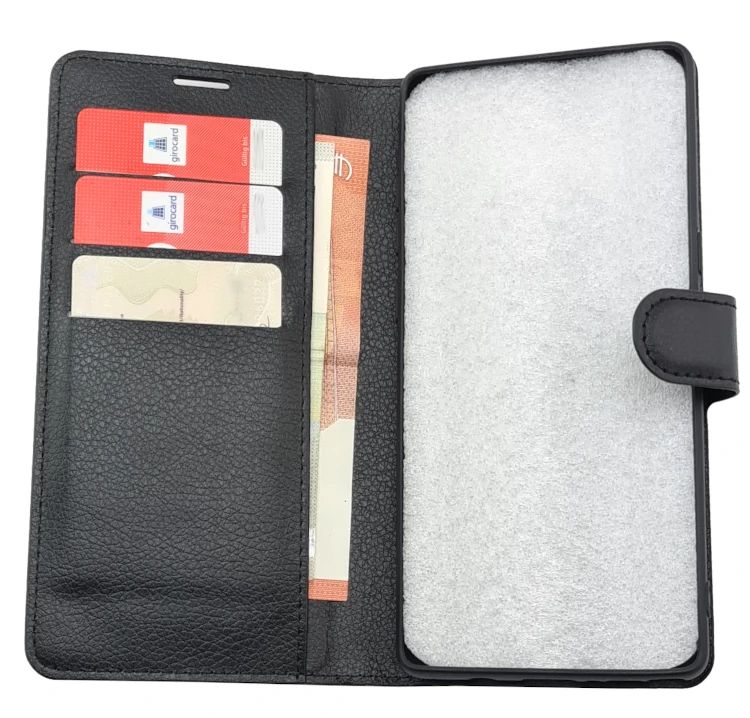 Klapp-Tasche Klassik (Book Style) Sony Xperia 10 III schwarz - Schutzhülle