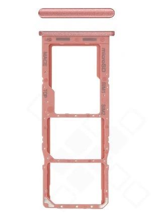 Samsung M135 Galaxy M13 Sim / SD Karten Halter (Halterung) orange