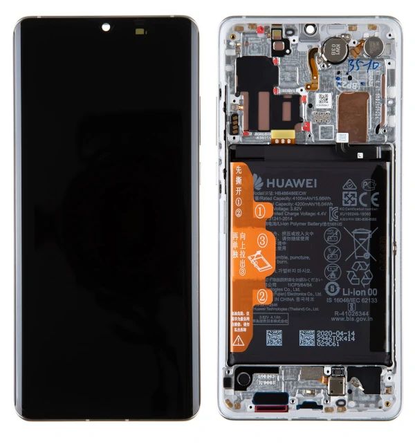 Huawei P30 Pro Display mit Touchscreen + Akku silber