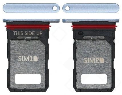 Motorola Edge 50 Fusion Sim Karten Halter (Halterung) mashmallow blau