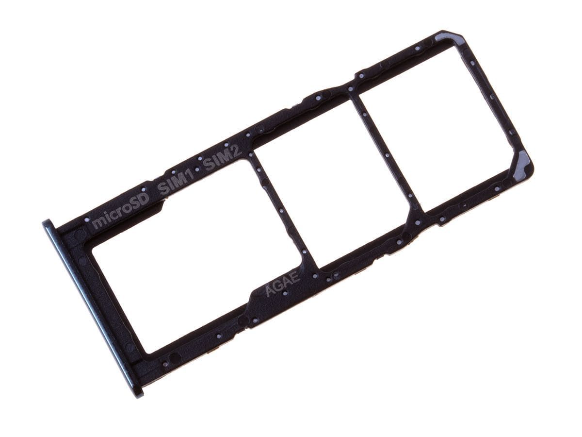 Samsung A715 Galaxy A71 Sim / SD Karten Halter (Halterung) schwarz