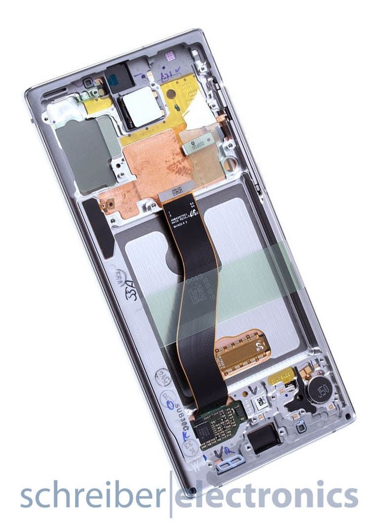 Samsung N970 Galaxy Note 10 Display Einheit Aura weiß