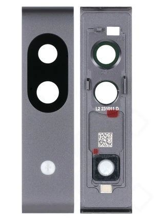 Google Pixel 8a Kamera Gehäuse (Blende) + Scheibe obsidian