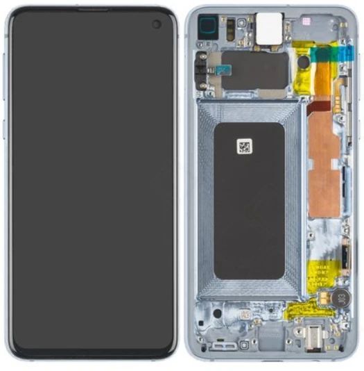 Samsung G970 Galaxy S10e Display mit Touchscreen blau