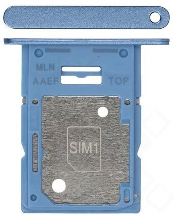 Samsung A156 Galaxy A15 Sim / SD Karten Halter (Halterung) blau