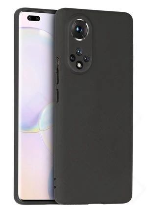 Silikon / TPU Hülle Honor 50 Pro in candy schwarz - Schutzhülle