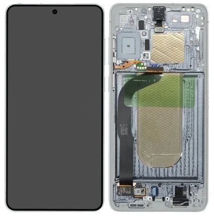 Samsung Galaxy S25 Edge Display mit Touchscreen silber / blau