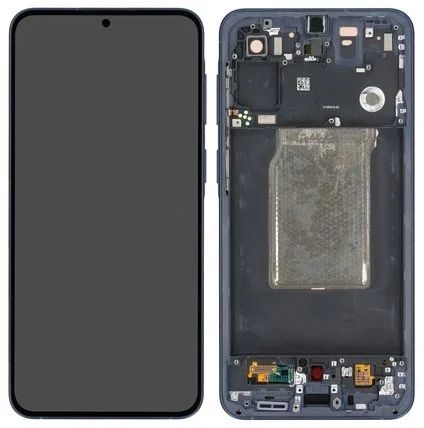 Samsung Galaxy A57 5G Display mit Touchscreen navy