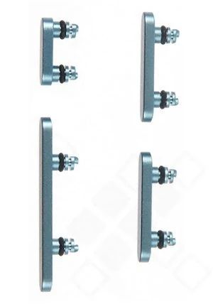 Apple iPhone 16 Seiten Tasten Set teal