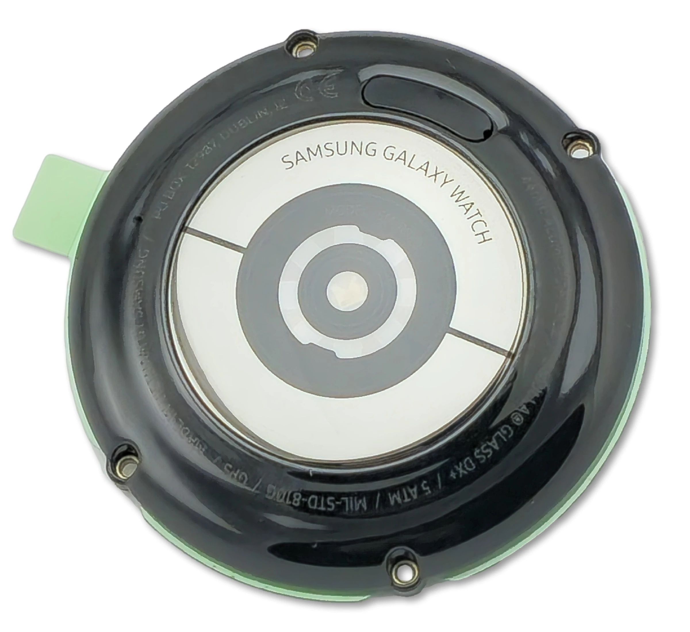 Samsung R820 Galaxy Watch Active 2 Backcover (Mittelgehäuse) Rückteil mit Dichtung schwarz