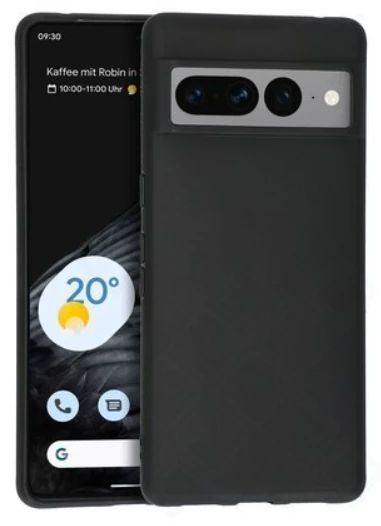 Silikon / TPU Hülle Google Pixel 7 Pro in candy schwarz - Schutzhülle