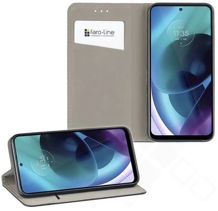 Klapp-Tasche Klassik (Book Style) Motorola Moto G71 5G schwarz - Schutzhülle