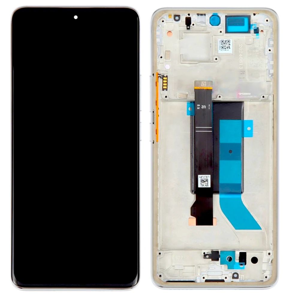 Xiaomi Poco X7 Display mit Touchscreen silber