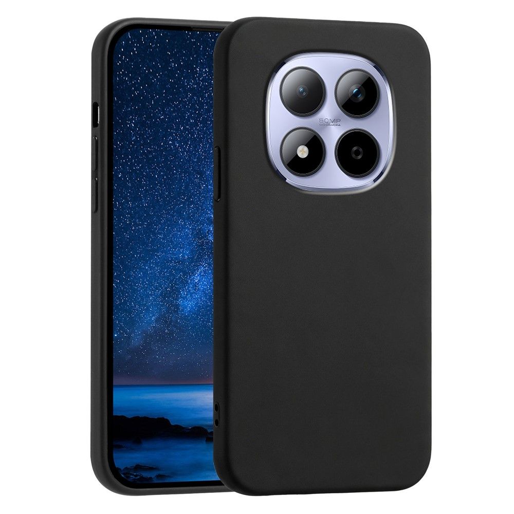 Silikon / TPU Hülle Xiaomi Redmi Note 15 Pro 5G in candy schwarz - Schutzhülle