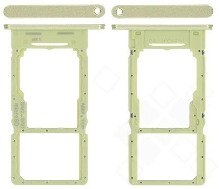 Samsung A256B Galaxy A25 5G Sim / SD Karten Halter (Halterung) gelb