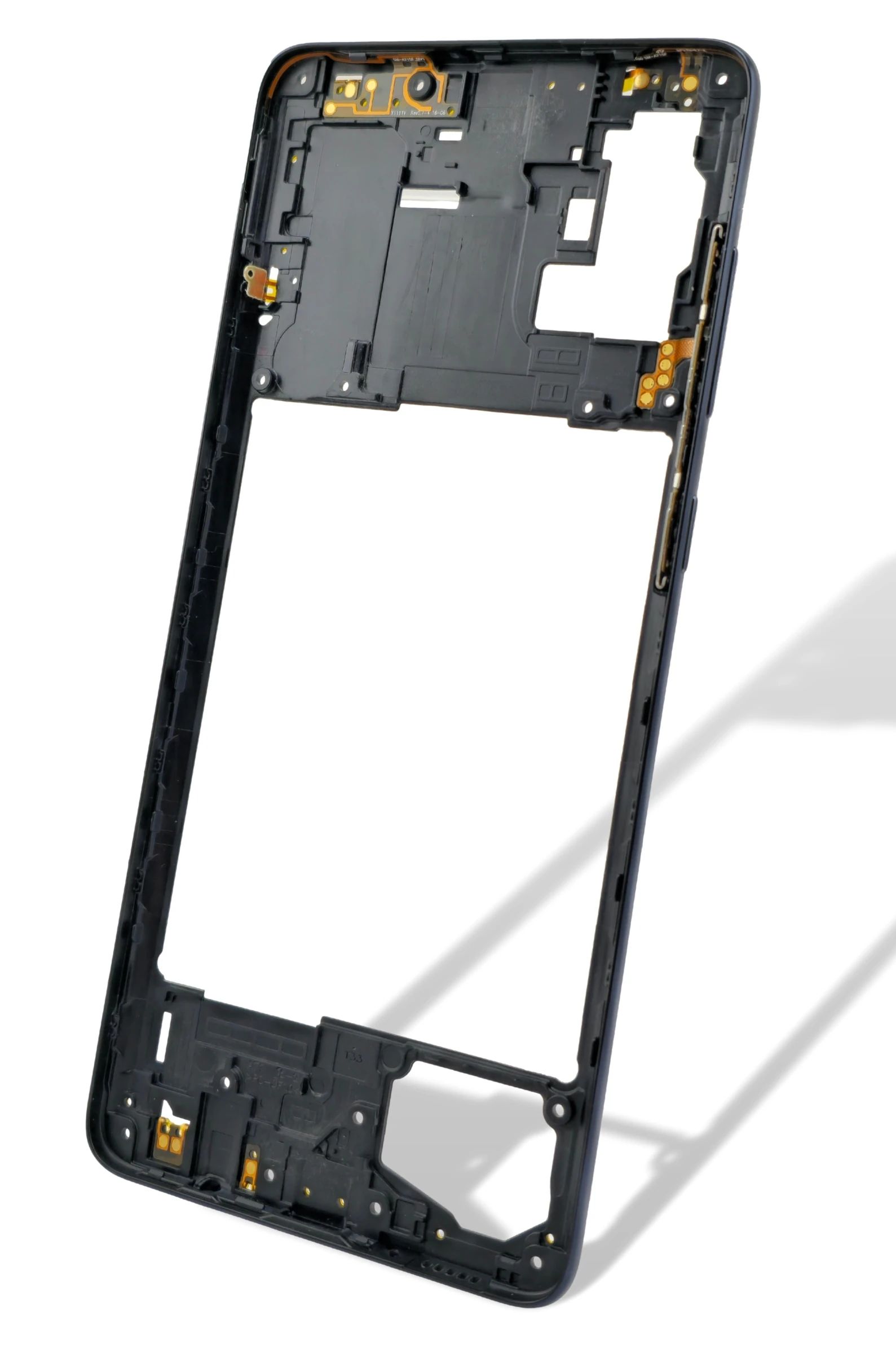 Samsung A715 Galaxy A71 Mittelgehäuse Cover schwarz