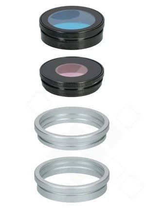 Apple iPhone 17 Kamerascheibe (Glas) + Blende (Gehäuse) weiss