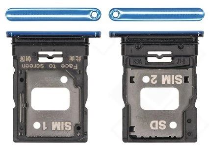 Xiaomi 11 Lite 5G NE Sim / SD Karten Halter (Halterung) blau (Bubblegum)