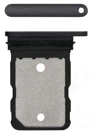 Google Pixel 8 Sim Karten Halter (Halterung) schwarz (obsidian)
