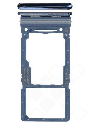 Samsung M536 Galaxy M53 Sim / SD Karten Halter (Halterung) blau