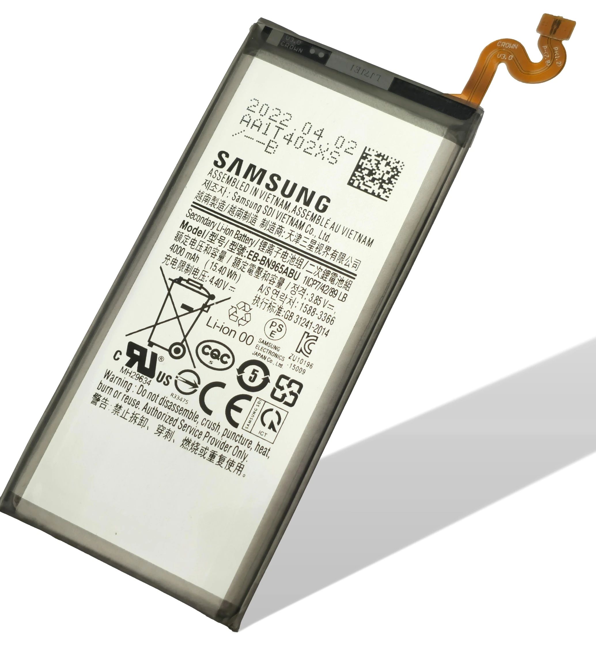 Samsung N960F Galaxy Note 9 Akku Li-Ion EB-BN965ABU 4000mAh