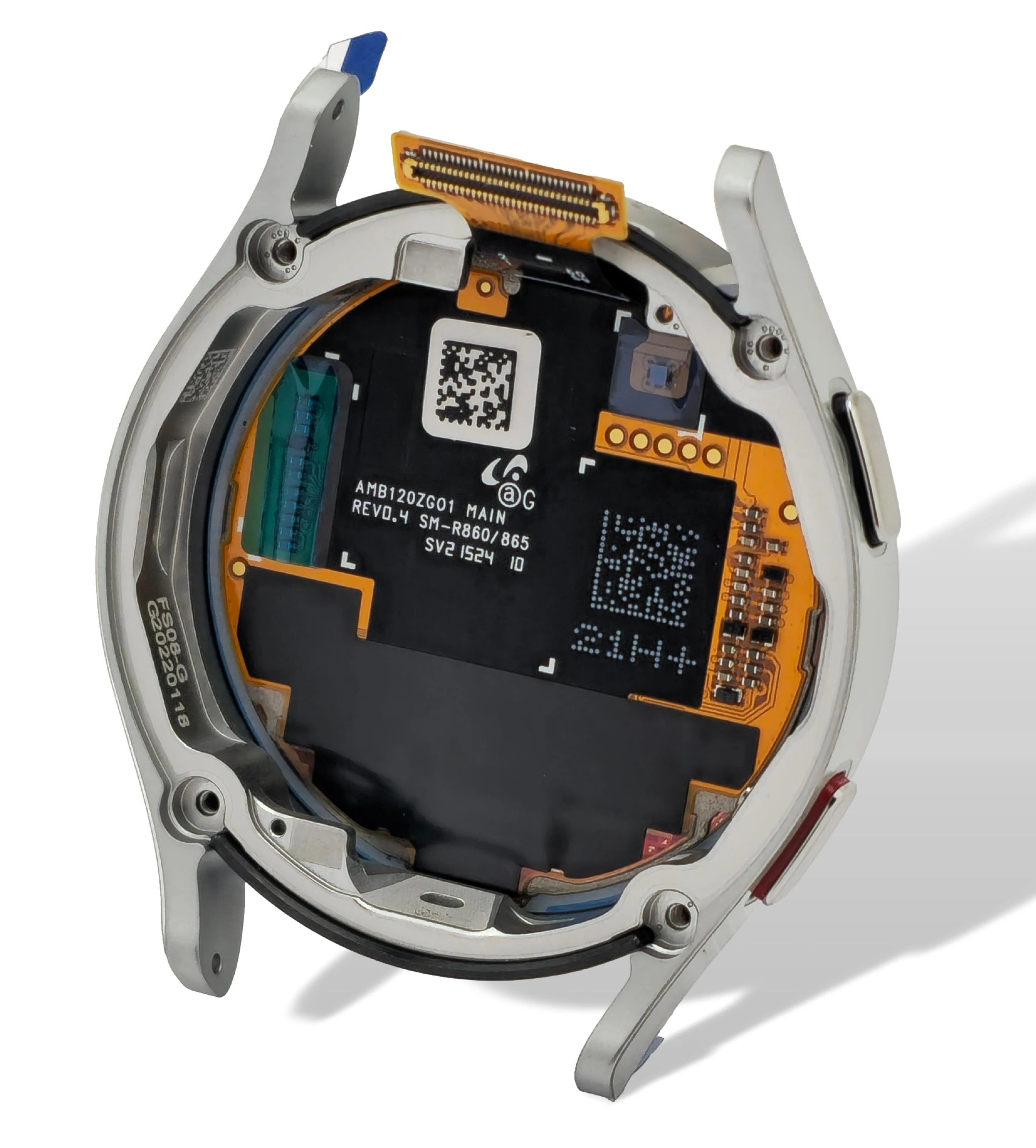 Samsung Galaxy Watch 4 40mm Display mit Touchscreen silber R860 R865