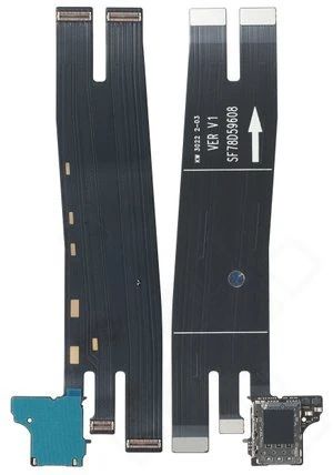 Motorola Edge 30 Pro Display Flexkabel + Simkarten Leser