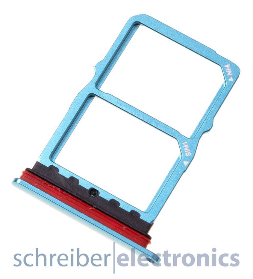 Huawei P30 Sim Karten / SD Speicherkarten Halter aurora