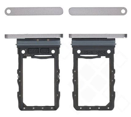 Samsung Galaxy Z Flip6 Sim Karten Halter (Halterung) silber