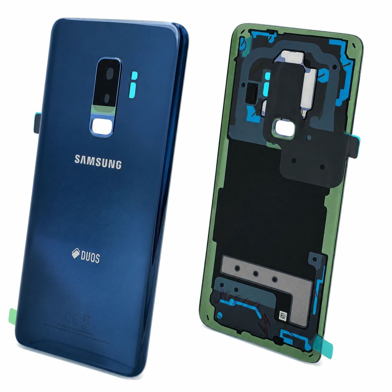 Samsung G965 Galaxy S9 Plus Dous Akkudeckel (Rückseite) blau