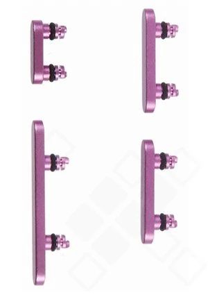 Apple iPhone 16 Seiten Tasten Set pink