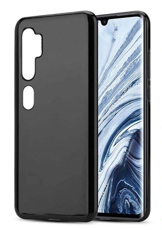 Silikon / TPU Hülle Xiaomi Redmi Note 10 / 10S in candy schwarz - Schutzhülle