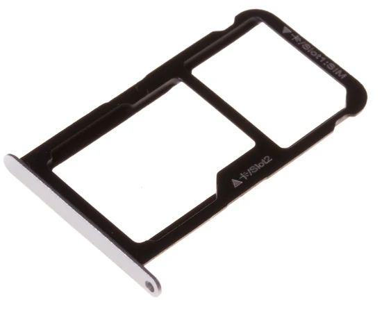 Samsung T225 Galaxy Tab A7 Lite Sim / SD Karten Halter (Halterung) silber