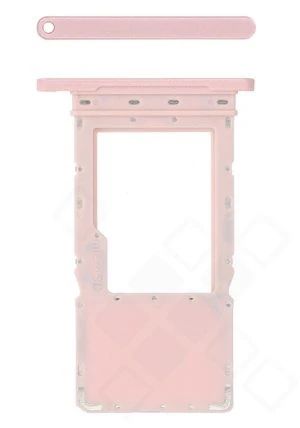 Samsung Galaxy Tab A8 SD Karten Halter (Halterung) pink gold X200