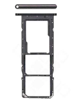 Samsung A025 Galaxy A02s Sim / SD Karten Halter (Halterung) schwarz