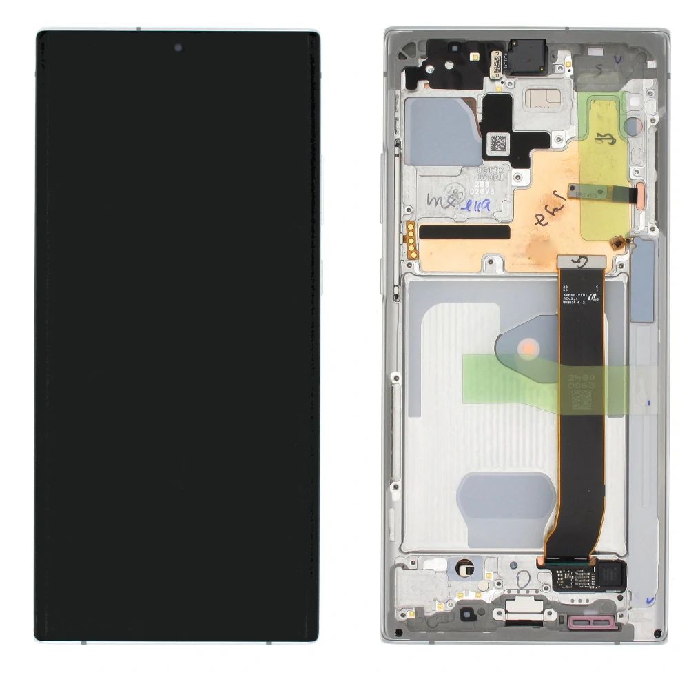 Samsung N986 Galaxy Note 20 Ultra Display mit Touchscreen weiß