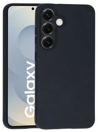 Silikon / TPU Hülle Samsung Galaxy S25 in candy schwarz - Schutzhülle