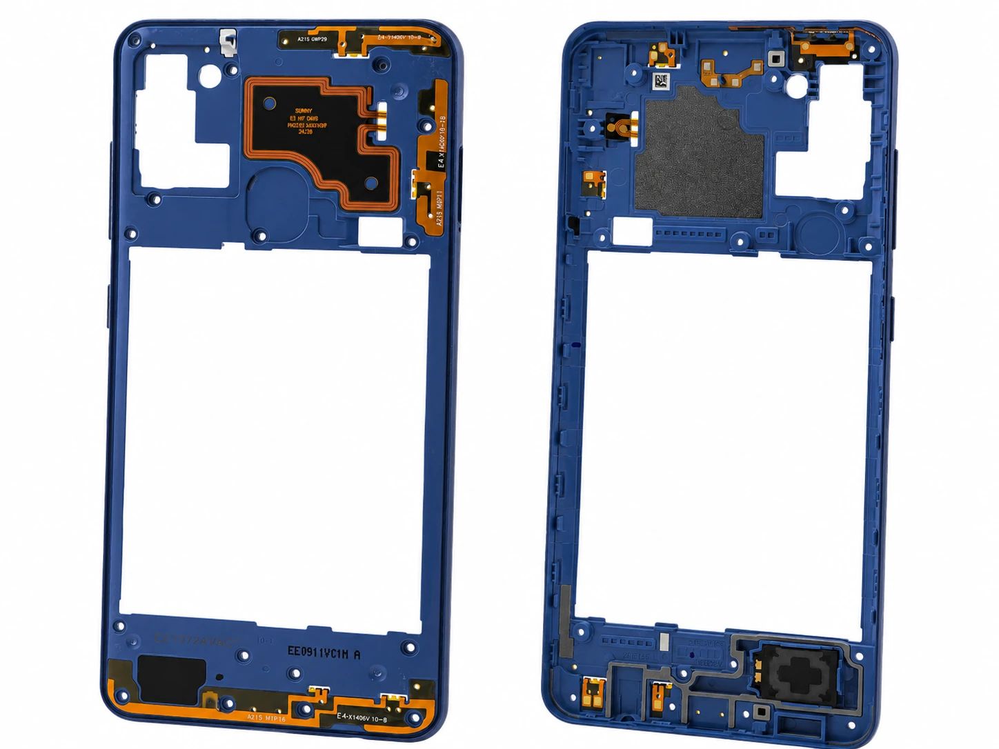 Samsung A217 Galaxy A21s Mittelgehäuse (Rahmen) blau