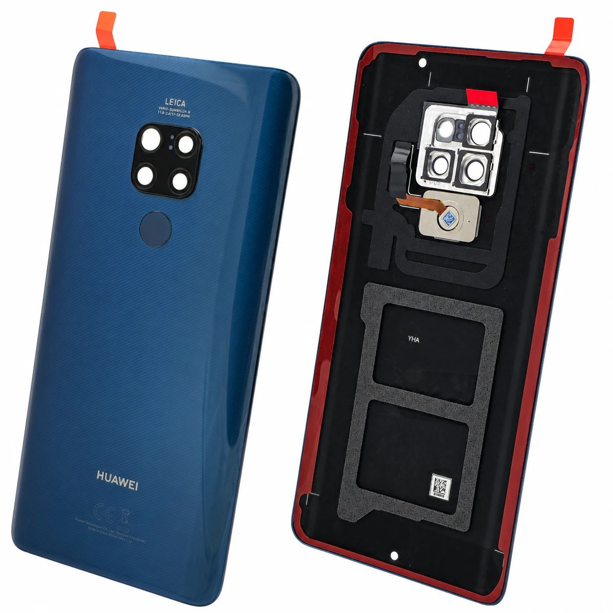 Huawei Mate 20 Akkudeckel (Rückseite) blau Fingerprint