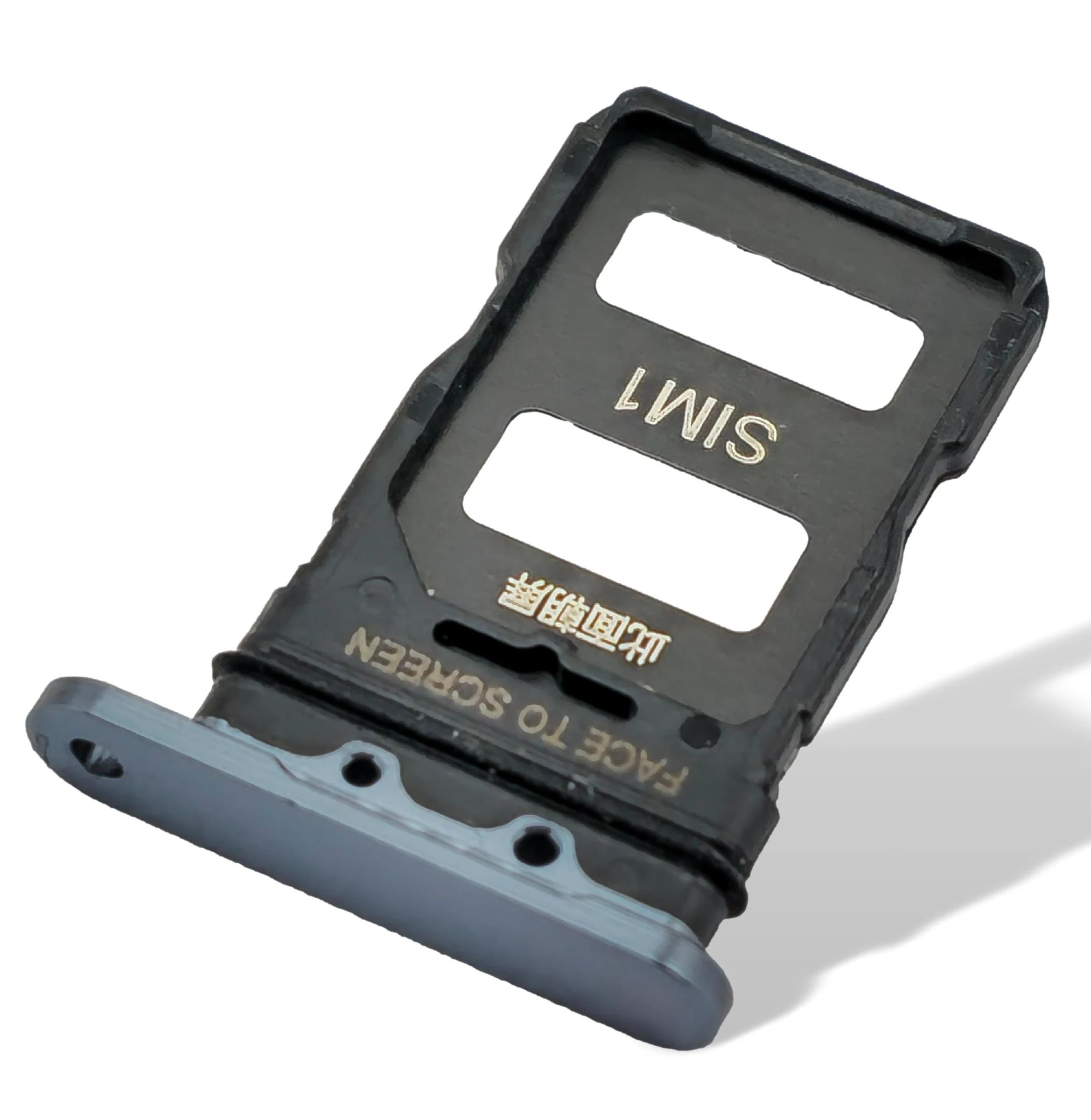 Xiaomi Mi 11 Sim / SD Karten Halter (Halterung) midnight grey (schwarz) 4G / 5G