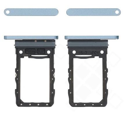 Samsung Galaxy Z Flip6 Sim Karten Halter (Halterung) blau