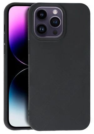Silikon / TPU Hülle Apple iPhone 14 Pro Max in candy schwarz - Schutzhülle
