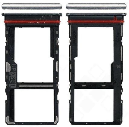 Motorola Moto G51 5G Sim / SD Karten Halter (Halterung) silber