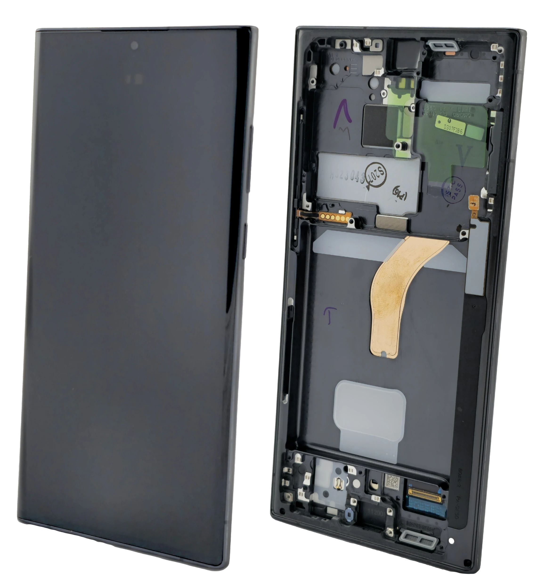 Samsung S908B Galaxy S22 Ultra Display mit Touchscreen schwarz (phantom black)