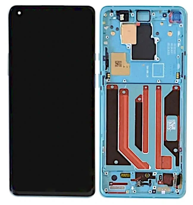 OnePlus 8 Pro Display mit Touchscreen grün (glacier green)