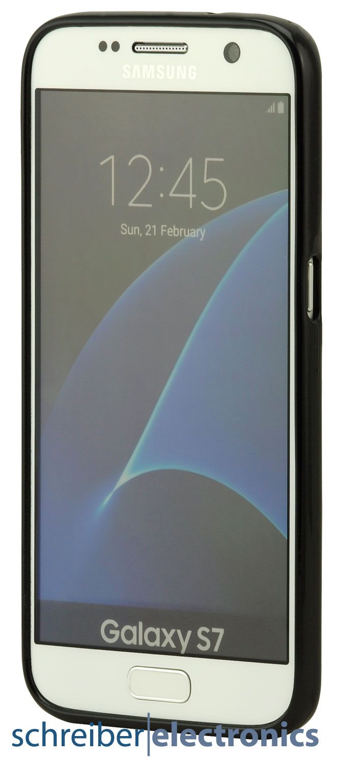 Samsung J320F Galaxy J3 (2016) Silikon Hülle schwarz