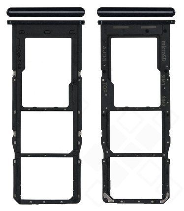 Samsung A047 Galaxy A04s Sim / SD Karten Halter (Halterung) schwarz