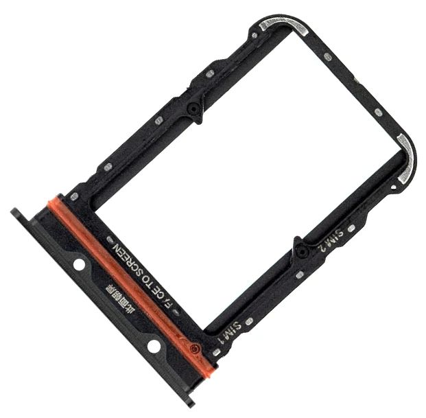 Xiaomi Mi Note 10 / Pro Sim Karten Halter (Halterung) schwarz (midnight black)