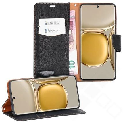 Klapp-Tasche Klassik (Book Style) Huawei P50 Pro schwarz - Schutzhülle